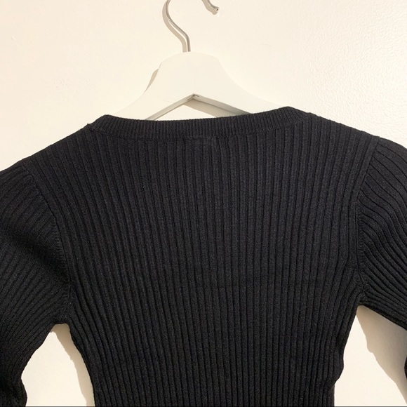 GARAGE Black Bodycon Dress NWT - Picture 6 of 8